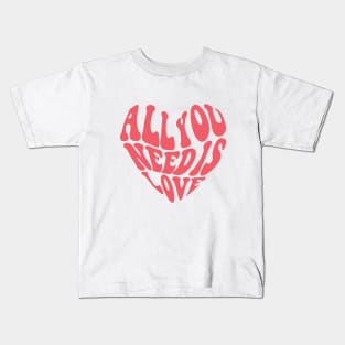 All you need is love Kids T-Shirt